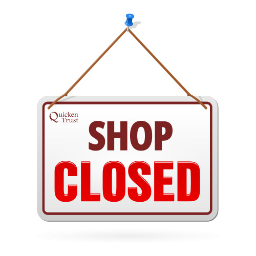 shop closed